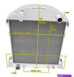 Radiator 1928�N��2��̍��x�ȃ`�����s�I�����W�G�[�^�[1929�t�H�[�h���f��A�t�H�[�h�\�� 2 Row Advanced Champion Radiator for 1928 1929 Ford Model A Ford Configuration�y���s�A���i�z