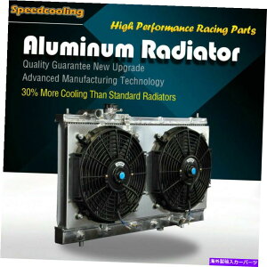 Radiator 2303 2row�A���~�j�E�����W�G�[�^�[ +�t�@���V�����E�h�}�c�_�v���e�W�FDx es lx mp3 l4 99-03 2303 2Row Aluminum Radiator + Fan Shroud For Mazda Protege DX ES LX MP3 L4 99-03�y���s�A���i�z