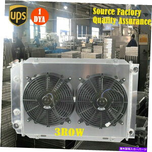Radiator 3��t���A���~�j�E�����W�G�[�^�[�t�B�b�g1979-1993�t�H�[�h�}�X�^���O�t�H�b�N�X�{�f�B5.0L 2.3L AT/MT 3 Row Full Aluminum Radiator Fit 1979-1993 Ford Mustang Foxbody 5.0L 2.3L AT/MT