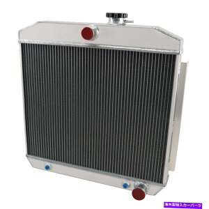 Radiator 4ROWA~jEWG[^[̓V{[xGA/m}h/tBteB/c[eV8 1955?1957ɓK܂ 4Row Aluminum Radiator Fits Chevy Bel Air/Nomad/One-Fifty/Two-Ten V8 1955~1957