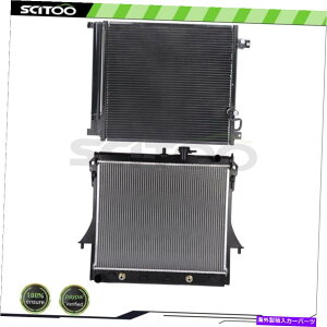 Radiator J[WG[^[A/CRfT[2009-2012 GMC Canyon 2009-2010 Hummer H3TɓK܂ Car Radiator and A/C Condenser Fits 2009-2012 GMC Canyon 2009-2010 Hummer H3T