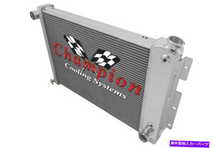 Radiator 2s1 "1967NAAR`sIWG[^[68 1969|eBAbNt@CAo[hgXAV8 Eng 2 Row 1" AAR Champion Radiator for 1967 68 1969 Pontiac Firebird Trans Am V8 Eng