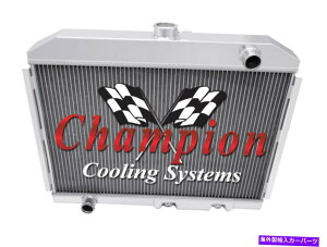 Radiator 1972 1973 1975 1976 1977 AMC HORNET��2��̍��x�ȃ`�����s�I�����W�G�[�^�[ 2 Row Advanced Champion Radiator for 1972 1973 1974 1975 1976 1977 AMC Hornet�y���s�A���i�z