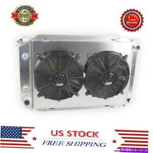 Radiator 3ROW�A���~�j�E�����W�G�[�^�[�V�����E�h�t�@��79-93�t�H�[�h�}�X�^���O�t�H�b�N�X�{�f�B5.0L 2.3L AT/MT 3Row Aluminum Radiator Shroud Fan for 79-93 Ford Mustang Foxbody 5.0L 2.3L AT/MT