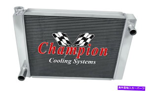Radiator JR�`�����s�I��3�񃆃j�o�[�T���N���X�t���[22 �R�A���W�G�[�^�[�t�H�[�hconfig��un22-fd JR Champion 3 Row Universal Crossflow 22 Core Radiator Ford Config #UN22-FD�y���s�A���i�z