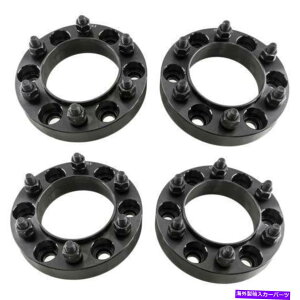Xy[T[ 4PCSubNnuZgbN6x139.7 | 1.25 "| 6OzC[Xy[T[12x1.5g^̏ꍇ 4pcs Black Hub Centric 6x139.7 | 1.25" | 6-lugs Wheel Spacers 12x1.5 for Toyota