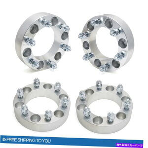 �X�y�[�T�[ 4PCS�z�C�[���X�y�[�T�[�A�_�v�^�[6x5.5 | 12x1.5 1.5 "�X�^�b�h�́A6�̃��O�s�b�N�A�b�v���ׂĂɓK�����܂� 4PCS Wheel Spacers Adapters 6x5.5 | 12x1.5 1.5" Studs Fits All 6 Lug Pickups