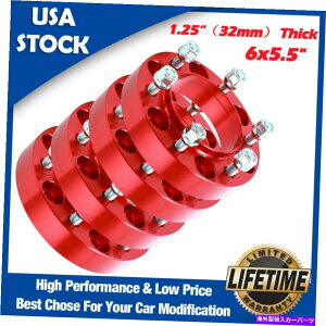 Xy[T[ 4PCS 1.25 ''i32mmjg^̃nuZgbNzC[Xy[T[4runner Tundra 6x5.5 '' 4PCS 1.25'' (32mm) Hubcentric Wheel Spacers for Toyota 4Runner Tundra 6x5.5''