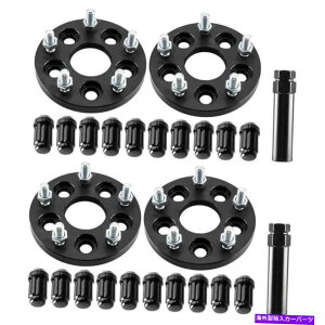 Xy[T[ 4x 15mmubNzC[Xy[T[5x100?5x114.3 for subaru foresterg^12x1.25 4X 15mm Black Wheel Spacers 5x100 To 5x114.3 for Subaru Forester Toyota 12x1.25