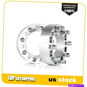 Xy[T[ 2x 2C`8x6.5zC[Xy[T[9/16 "x18tBbgtH[hF-250 F-350_bWRAM 2500 3500 2x 2 Inch 8x6.5 Wheel Spacers 9/16"x18 Fits Ford F-250 F-350 Dodge Ram 2500 3500