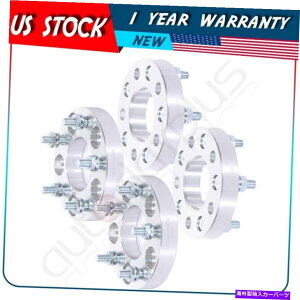 Xy[T[ 1 "5x4.5?5x4.5 12x1.5X^bh4pcsW[vg^Vo[pzC[Xy[T[ 1" thick 5x4.5 to 5x4.5 12x1.5 studs 4Pcs Wheel Spacers For Jeep Toyota silver