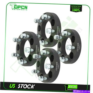 Xy[T[ 4xubNzC[Xy[T[ubN5x4.5 12x1.5X^bh1 "i25mmjz_g^̌ 4X black wheel spacers black 5x4.5 12x1.5 studs 1" (25mm) thick for Honda Toyota