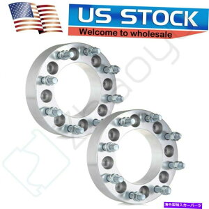 Xy[T[ 2PCS 2 "50mm 8x6.5?8x180zC[Xy[T[A_v^[̓V{[GMCɓK܂ 2Pcs 2" Thick 50mm 8x6.5 to 8x180 Wheel Spacers Adapter Fits Chevy & GMC