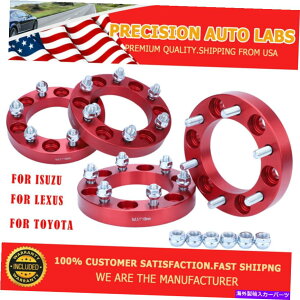 Xy[T[ 4pack 6x5.5zC[Xy[T[1 "C\YNTXg^p̃nuSA_v^[Lbg 4pack 6X5.5 Wheel Spacers 1" Hub Centric Adapters Kits for Isuzu Lexus Toyota