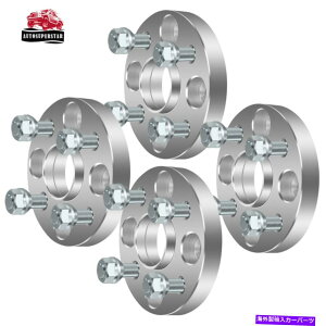 Xy[T[ 4 PCS 20mm 4x100 12x1.5g^X̃X^bhzC[Xy[T[2007-2017 4 Pcs 20mm 4x100 12x1.5 Studs Wheel Spacers For Toyota Yaris 2007-2017