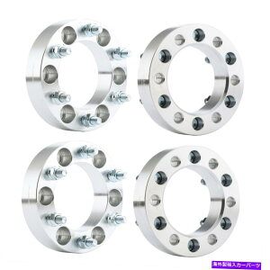 Xy[T[ 4PCS 1.5 "6x5.5?6x5.5 12x1.5zC[Xy[T[g^GMC KIA OMT USpA_v^[ 4Pcs 1.5" 6x5.5 to 6x5.5 12x1.5 Wheel Spacers Adapters for Toyota GMC Kia OMT US