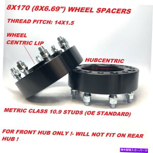 �X�y�[�T�[ 2PC 2 8x170�u���b�N�n�u�Z���g���b�N�z�C�[���X�y�[�T�[��F250 F350 Superduty Adapter�ɓK�����܂� 2pc 2 8x170 Black Hubcentric Wheel Spacers Fits F250 F350 SuperDuty Adapter�y���s�A���i�z