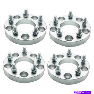 �X�y�[�T�[ 4pc 1 "| 5x127mm����5x120.65mm |�L���f���b�N�z�C�[���X�y�[�T�[�p�X�^�b�h12x1.5�X�^�b�h 4pc 1"| 5x127mm to 5x120.65mm | 12x1.5 Studs For Cadillac Wheel Spacers Adapters
