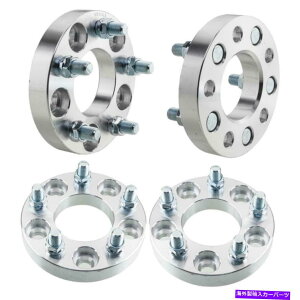 �X�y�[�T�[ 4PCS 1 25 mm 5x114.3����5x114.3�z�C�[���X�y�[�T�[�A�_�v�^�[14x1.5�h�b�W�p�X�^�b�h 4Pcs 1 25 MM 5x114.3 to 5x114.3 Wheel Spacers Adapters 14x1.5 Studs for Dodge�y���s�A���i�z