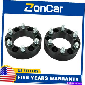Xy[T[ 2PCLfbNV{[GMC 2 "6x5.5nuSzC[Xy[T[A_v^[ubN 2pc for Cadillac Chevrolet GMC 2" 6x5.5 Hub Centric Wheel Spacers Adapters Black