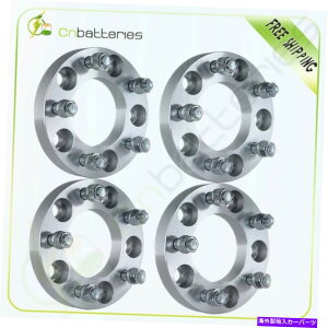Xy[T[ i4j1 "2006N2010ÑW[viߊ̌5x5?5x5zC[Xy[T[A_v^[ (4) 1" Thick 5x5 to 5x5 Wheel Spacers Adapters For 2006-2010 Jeep Commander