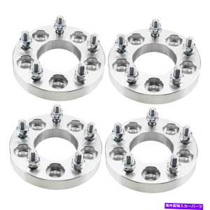 Xy[T[ 4pc 1 "5x4.5?5x4.75 | 12x1.5W[vg^p̃X^bhzC[Xy[T[A_v^[ 4Pc 1" thick 5x4.5 to 5x4.75 | 12x1.5 Stud Wheel Spacers Adapter For Jeep Toyota