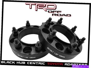 Xy[T[ 2 PCg^6x5.5 6x139.7nuZgbNzC[Xy[T[1.25 "ubN6OgbNSUV's 2 Pc Toyota 6x5.5 6x139.7 HubCentric Wheel Spacers 1.25" Black 6 Lug Truck SUV's