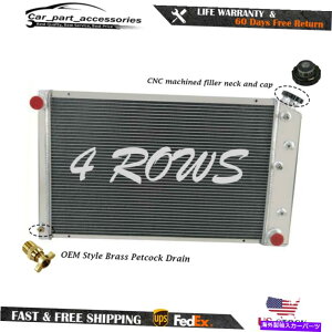 Radiator 1975-1979��4��̃R�A���W�G�[�^�[�V�F�r�[�m���@ /1970-1981�V�{���[�J�}��GMC AT /MT 4 Row Core Radiator For 1975-1979 Chevy Nova /1970-1981 Chevy Camaro GMC AT/MT