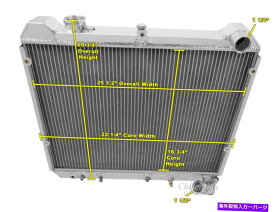 Radiator 1983年の3列アルミニウムチャンピオンラジエーター1984 1985 Mazda RX-7 R2エンジン＃CC097 3 Row Aluminum Champion Radiator for 1983 1984 1985 Mazda RX-7 R2 Engine #CC097