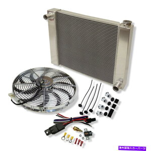 Radiator SBC BBCWG[^[25 "x19" x2.2 ''16 "Chrome Electric FanThermostat SBC BBC Fabricated Radiator 25"x19"x2.2'' & 16" Chrome Electric Fan & Thermostat