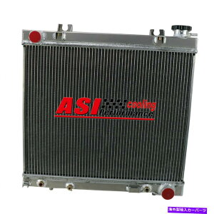 Radiator 3��A���~�j�E�����W�G�[�^�[�t�B�b�g05-10�_�b�W�_�R�^�O�H���C�_�[3.7L V6 4.7L V8 3 Row Aluminum Radiator Fit 05-10 Dodge Dakota Mitsubishi Raider 3.7L V6 4.7L V8