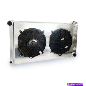 Radiator 71-79V{[JvXCp/ 71-75V{[xGA3񃉃WG[^[VEht@ 3-Rows Radiator Shroud Fan For 71-79 Chevy Caprice Impala/ 71-75 Chevy Bel-Air