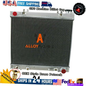 Radiator 2010�N5��5����3��A���~�j�E�����W�G�[�^�[Dodge Dakota Mitsubishi Raider 3.7 4.7L 3 Row Aluminum Radiator For 05-2010 Dodge Dakota Mitsubishi Raider 3.7 4.7L