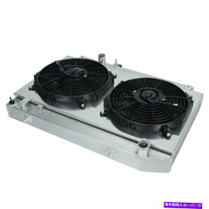 Radiator 1986�N����1992�N��12V�V�����E�h�t�@���g���^�R�A���[�V���O���W�G�[�^�[3��A���~�j�E���X�[�v��3�B 12V Shroud Fan For 1986-1992 Toyota Core Racing Radiator 3 Row Aluminum Supra 3.�y���s�A���i�z