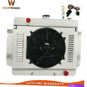Radiator 3��̃��W�G�[�^�[+�V�{���[�C���p��/�x���G�A/�r�X�P�[���L���O�X�E�b�h�̂��߂̃V�����E�h�t�@��1969-1970 3 Row Radiator+Shroud Fan For Chevy Impala/Bel Air/Biscayne Kingswood 1969-1970�y���s�A���i�z