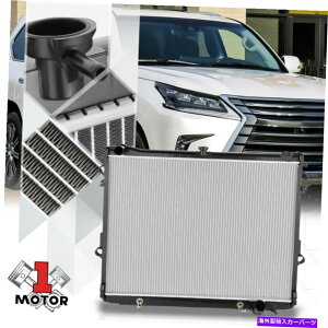 Radiator 08-19 LX570/LandCruiser 13080�̃A���~�j�E���R�A�G���W����p���W�G�[�^�[OE�X�^�C�� Aluminum Core Engine Cooling Radiator OE Style for 08-19 LX570/LandCruiser 13080