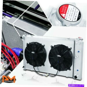 Radiator 78-85�̃r���C�b�N���[�K��/�V�{���[�C���p���}���u3��A���~�j�E�����W�G�[�^�[W/�t�@���V�����E�h For 78-85 Buick Regal/Chevy Impala Malibu 3-Row Aluminum Radiator w/Fan Shroud�y���s�A���i�z