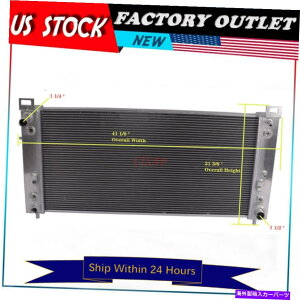 Radiator 2005-2013�̃t���A���~�j�E�����W�G�[�^�[�V���o���[�h�V�G��1500 V-8 34 w/eoc 3Rows Full Aluminum Radiator For 2005-2013 Silverado Sierra 1500 V-8 34 w/EOC 3ROWS�y���s�A���i�z