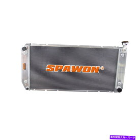 Radiator Spawon for Chevrolet GMC C/K 1500 2500 3500 1988-1999 3rowアルミニウムラジエーター AT SPAWON For Chevrolet GMC C/K 1500 2500 3500 1988-1999 3Row Aluminum Radiator