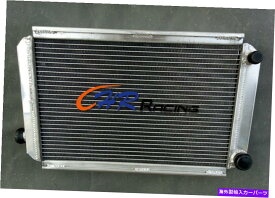 Radiator 1974-1979 1975 1976 Mgミゼットの1600ccエンジンの42mmアルミニウムラジエーター 42MM Aluminum Radiator For 1974-1979 1975 1976 MG Midget With a 1600CC engine