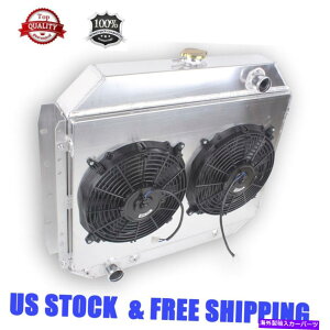 Radiator 3ROW���W�G�[�^�[+�V�����E�h+2FAN 1966-1979 75 FORD F100 F150 F250 F350�u�����R�g���b�N 3Row Radiator+Shroud+2Fan For 1966-1979 75 Ford F100 F150 F250 F350 Bronco Truck�y���s�A���i�z
