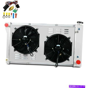 Radiator 3񃉃WG[^[VEht@+67?72V{[C10 C20 C30gbNsbNAbṽT[X^bg 3 Row Radiator Shroud Fan+Thermostat For 67~72 Chevy C10 C20 C30 Truck Pickup