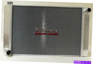 Radiator �t�H�[�h�X���[���r�b�O�u���b�N�V�{���[�A���~�j�E�����W�G�[�^�[28 x 19���j�o�[�T��SBC BBC�z�b�g���b�h Ford Small Big Block Chevy Aluminum Radiator 28 X 19 universal SBC BBC Hot Rod�y���s�A���i�z