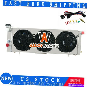 Radiator 1991N2001N3̃WG[^[VEht@95W[v`FL[XJ/R}`2.5L 4.0L 3 Row Radiator Shroud Fan For 1991-2001 95 Jeep Cherokee XJ/ Comanche 2.5L 4.0L