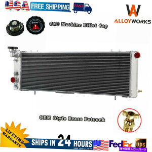 Radiator 1991N2001N4A~jEWG[^[98W[v`FL[XJR}`2.5L 4.0L 4 Row Aluminum Radiator For 1991-2001 98 Jeep Cherokee XJ Comanche 2.5L 4.0L