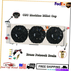 Radiator 1991N2001ÑW[v`FL[XJ/R}`2.5L 4.0L MT3񃉃WG[^[VEht@ 3 Row Radiator Shroud Fan For 1991-2001 Jeep Cherokee XJ/Comanche 2.5L 4.0L MT