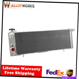 Radiator 1991N2001ÑA~jEWG[^[4W[v`FL[XJR}`2.5L 4.0L L4 L6 Aluminum Radiator 4 Row For 1991-2001 Jeep Cherokee XJ Comanche 2.5L 4.0L L4 L6