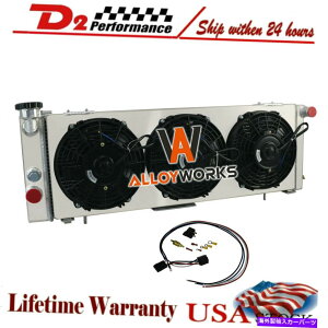 Radiator 1991N2001ÑW[v`FL[XJ/R}`MT3̃WG[^[+VEht@[ 3 Row Radiator+Shroud Fan Relay For 1991-2001 Jeep Cherokee XJ/ Comanche MT