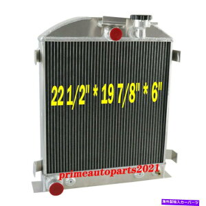 Radiator 4�񃉃W�G�[�^�[�t�B�b�g1932 Ford Hi-Boy Hotrod Grill Shells V8 Engine at/MT 4 Rows Radiator Fits 1932 FORD Hi-Boy Hotrod Grill Shells V8 Engine AT/MT�y���s�A���i�z