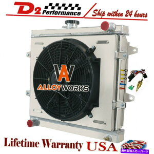 Radiator 3񃉃WG[^[VEht@[tBbg84-1995g^sbNAbv4i[L4 2.4L MT 3 Row Radiator Shroud Fan Relay Fit 84-1995 Toyota Pickup 4 Runner L4 2.4L MT